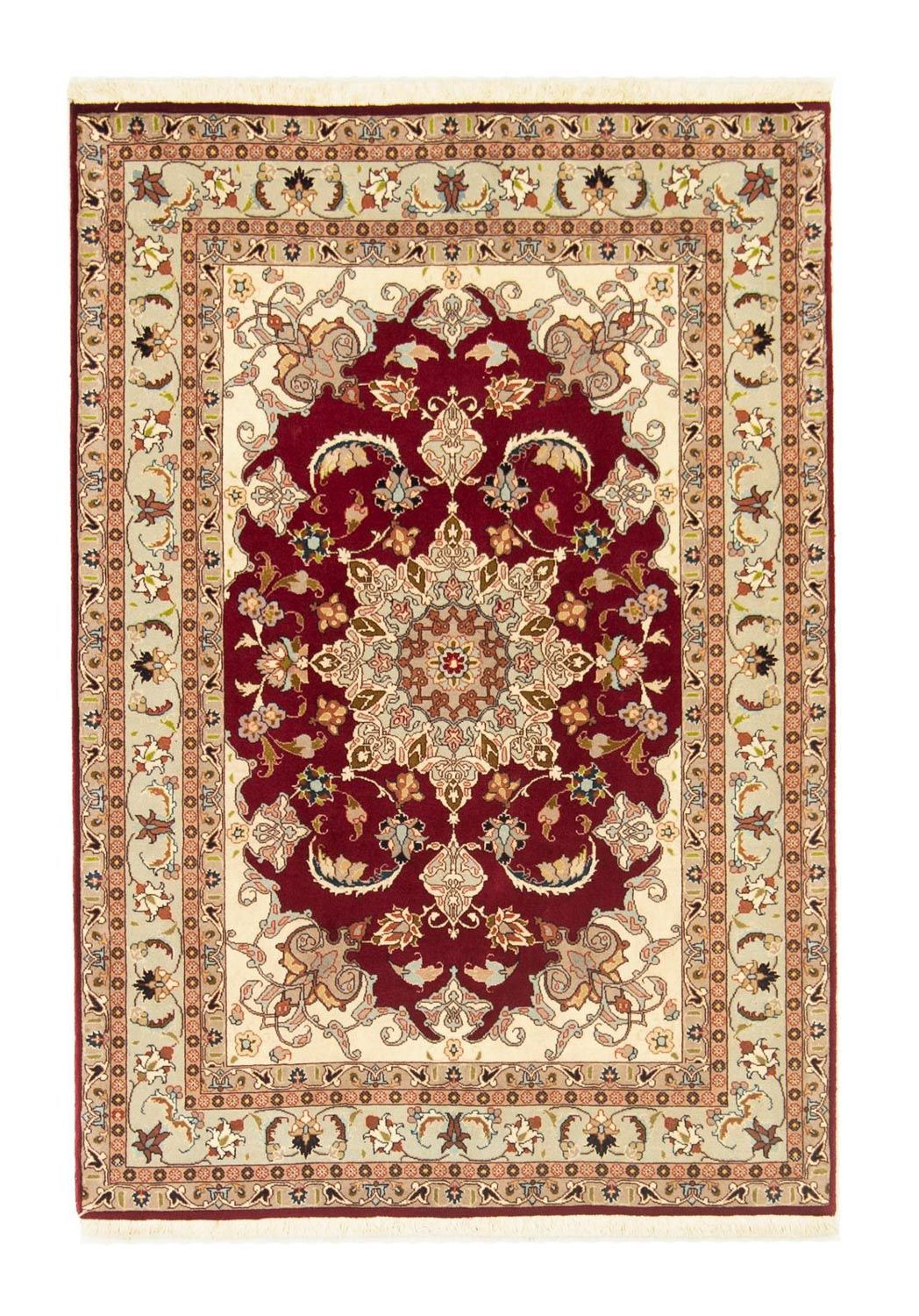 Perzisch tapijt - Tabriz - Royal - 150 x 101 cm - rood