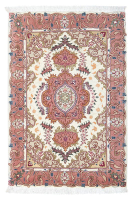 Perzisch tapijt - Tabriz - Royal - 88 x 60 cm - beige