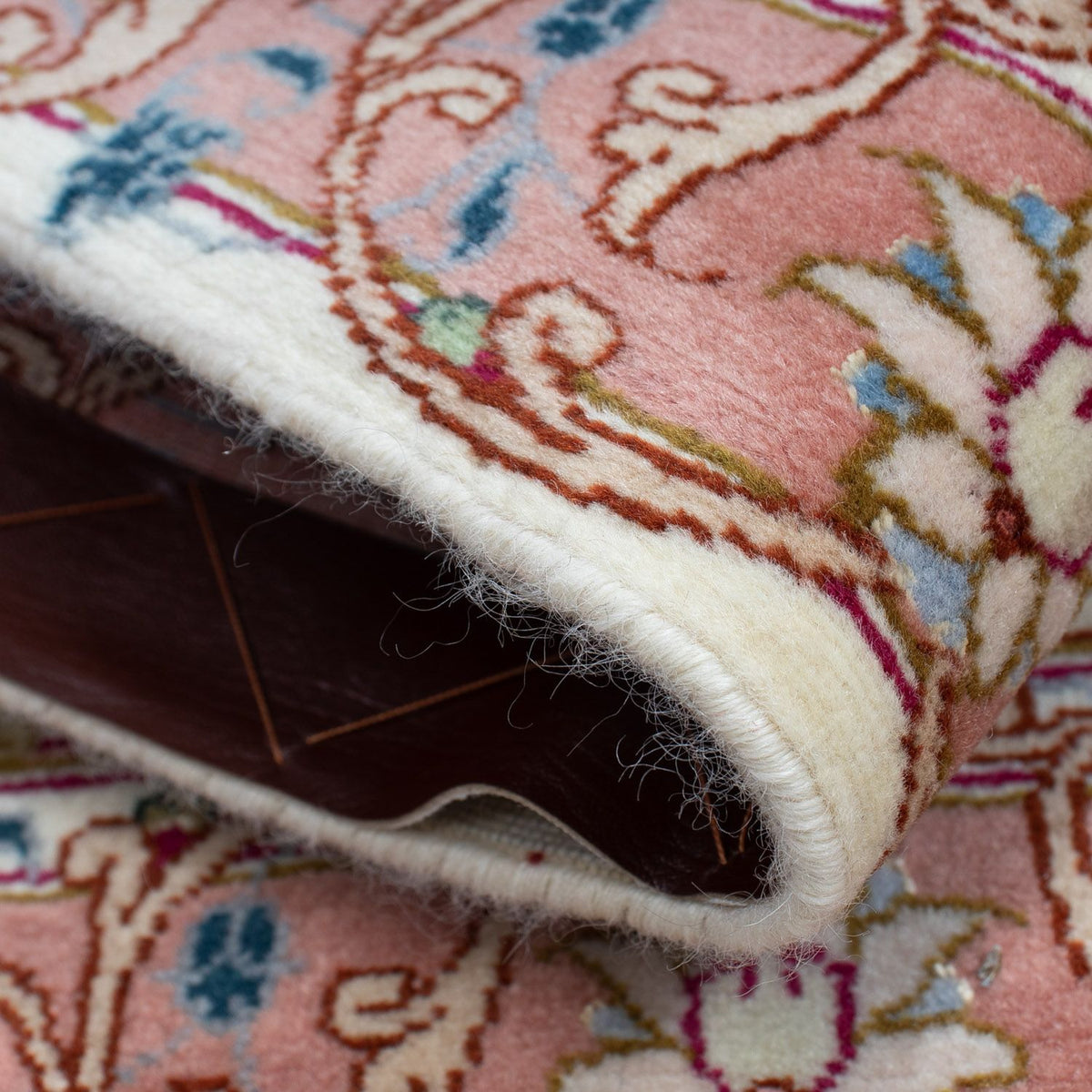 Perzisch tapijt - Tabriz - Royal - 88 x 60 cm - beige