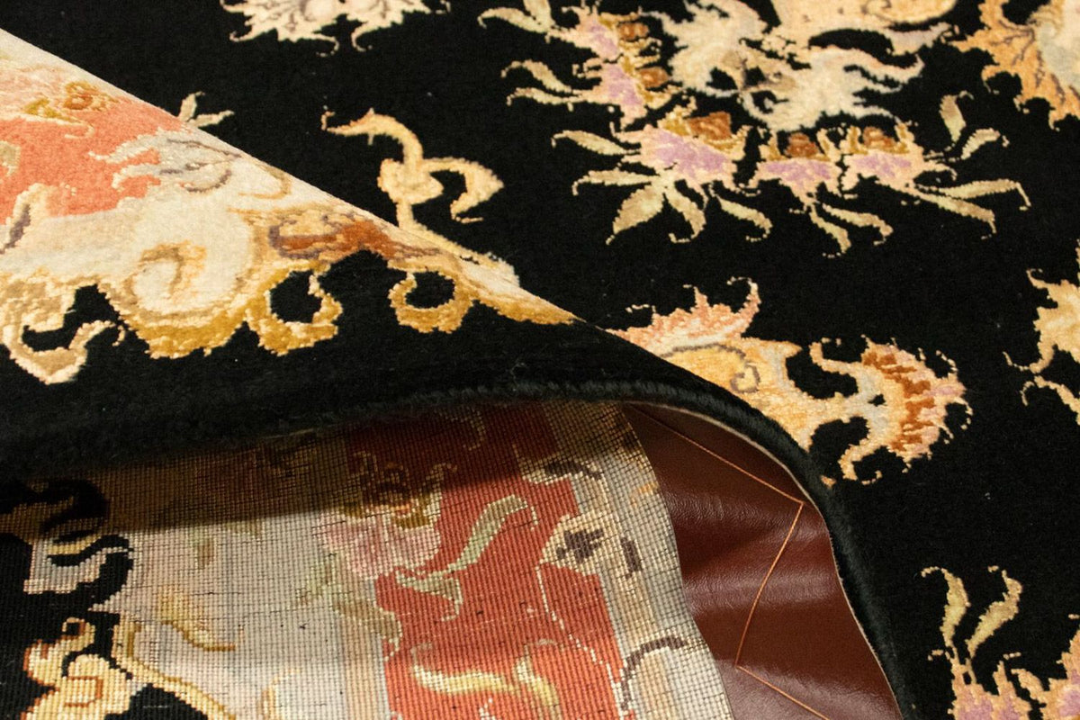 Perzisch tapijt - Tabriz - Royal - 138 x 101 cm - zwart