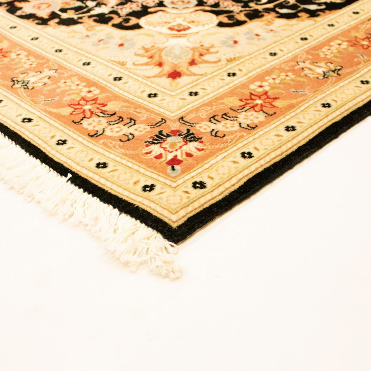 Perzisch tapijt - Tabriz - Royal - 150 x 101 cm - zwart