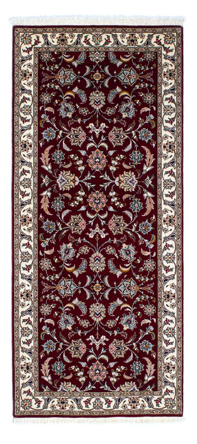 Loper Perzisch tapijt - Tabriz - Royal - 205 x 88 cm - donkerrood