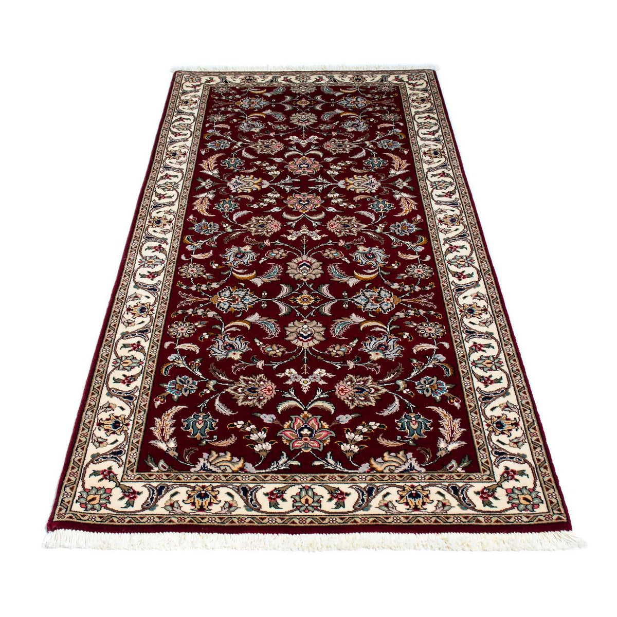 Loper Perzisch tapijt - Tabriz - Royal - 205 x 88 cm - donkerrood