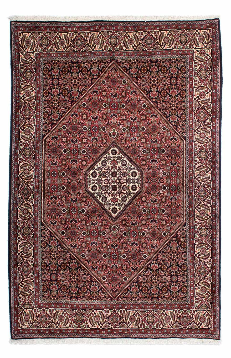Perzisch tapijt - Bijar - 215 x 140 cm - rood