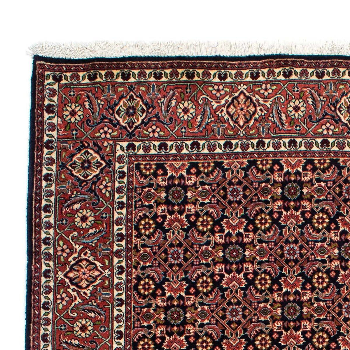 Perzisch tapijt - Bijar - 209 x 140 cm - donkerblauw