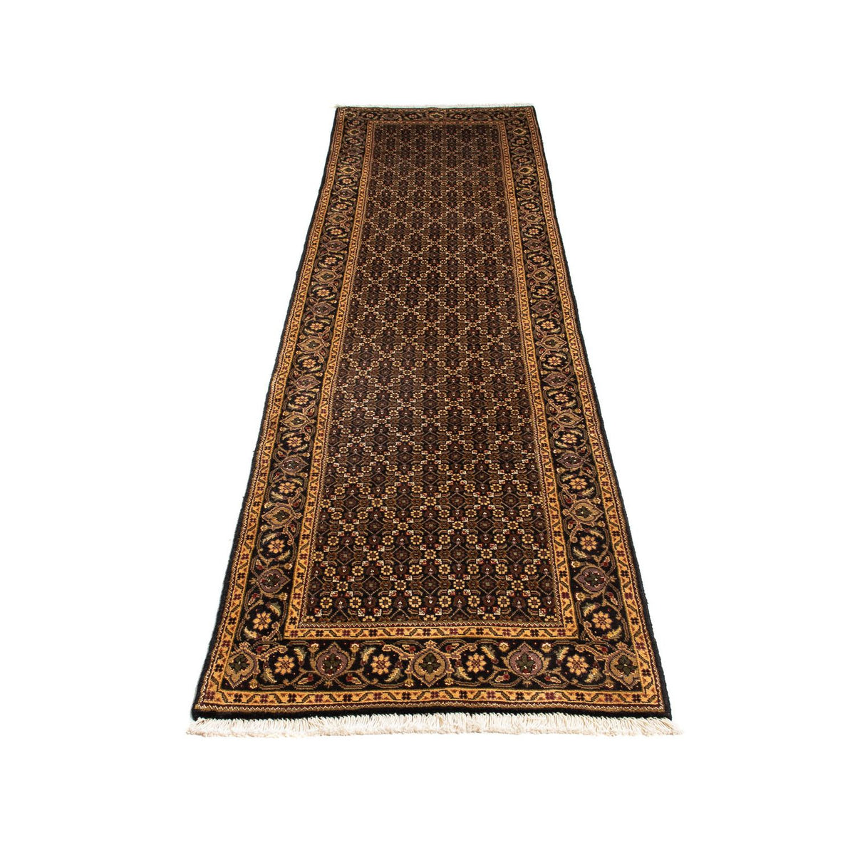 Loper Perzisch tapijt - Tabriz - 295 x 68 cm - veelkleurig