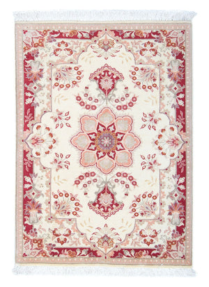 Perzisch tapijt - Tabriz - Royal - 84 x 59 cm - beige