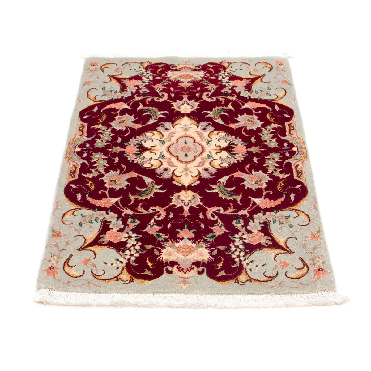 Perzisch tapijt - Tabriz - Royal - 96 x 58 cm - donkerrood