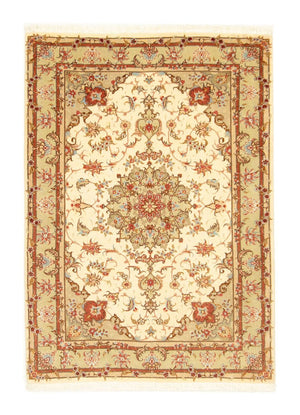 Perzisch tapijt - Tabriz - Royal - 143 x 103 cm - beige