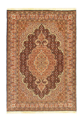 Perzisch tapijt - Tabriz - Royal - 145 x 101 cm - zwart