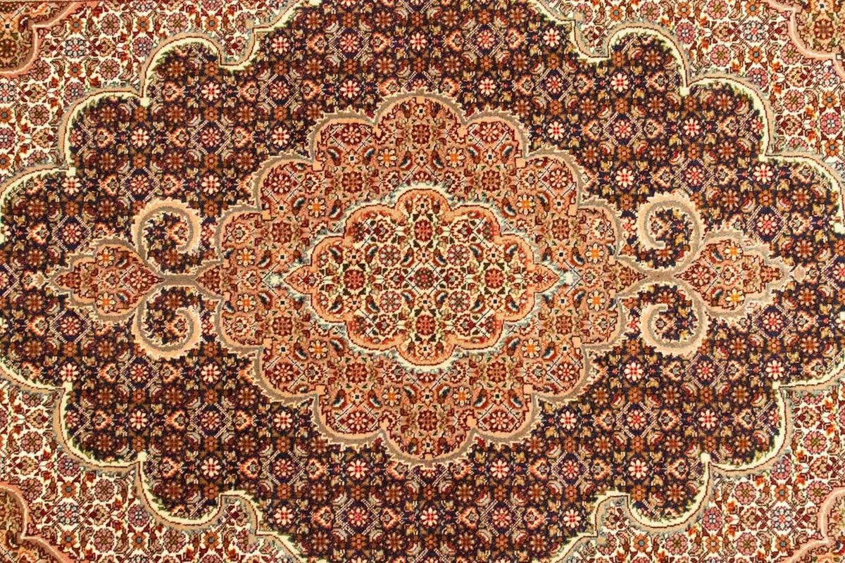 Perzisch tapijt - Tabriz - Royal - 145 x 101 cm - zwart