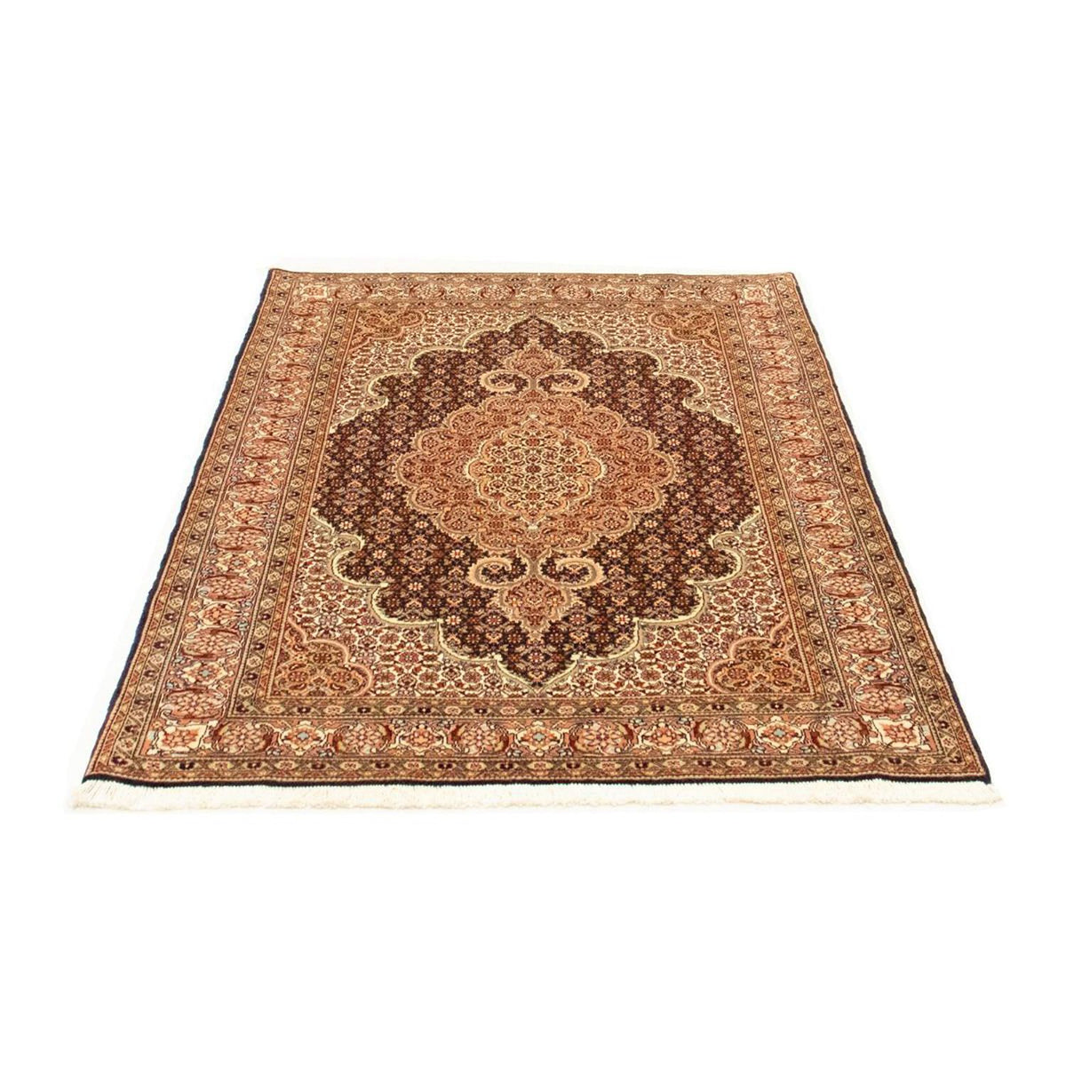 Perzisch tapijt - Tabriz - Royal - 145 x 101 cm - zwart