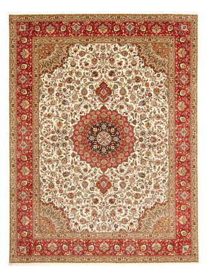 Perzisch tapijt - Tabriz - Royal - 394 x 305 cm - rood