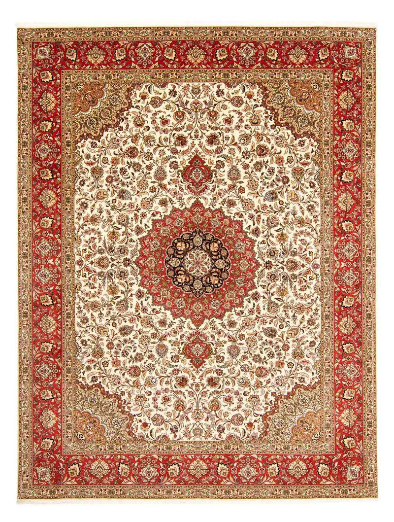 Perzisch tapijt - Tabriz - Royal - 394 x 305 cm - rood