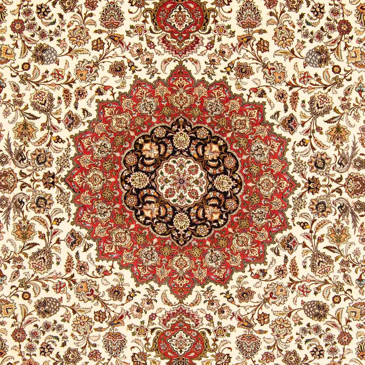 Perzisch tapijt - Tabriz - Royal - 394 x 305 cm - rood