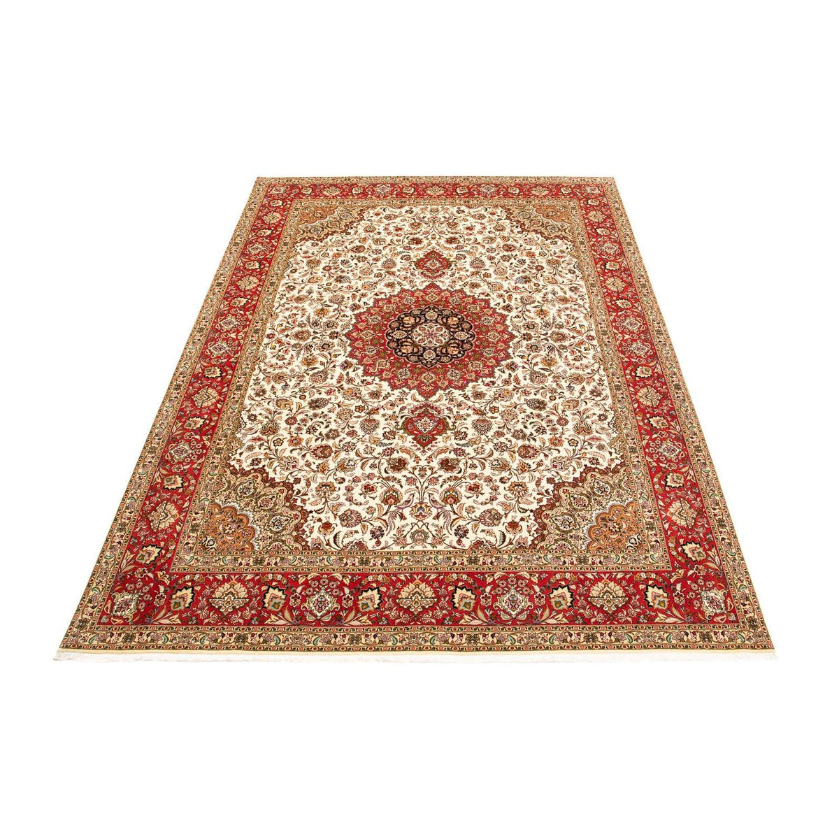 Perzisch tapijt - Tabriz - Royal - 394 x 305 cm - rood