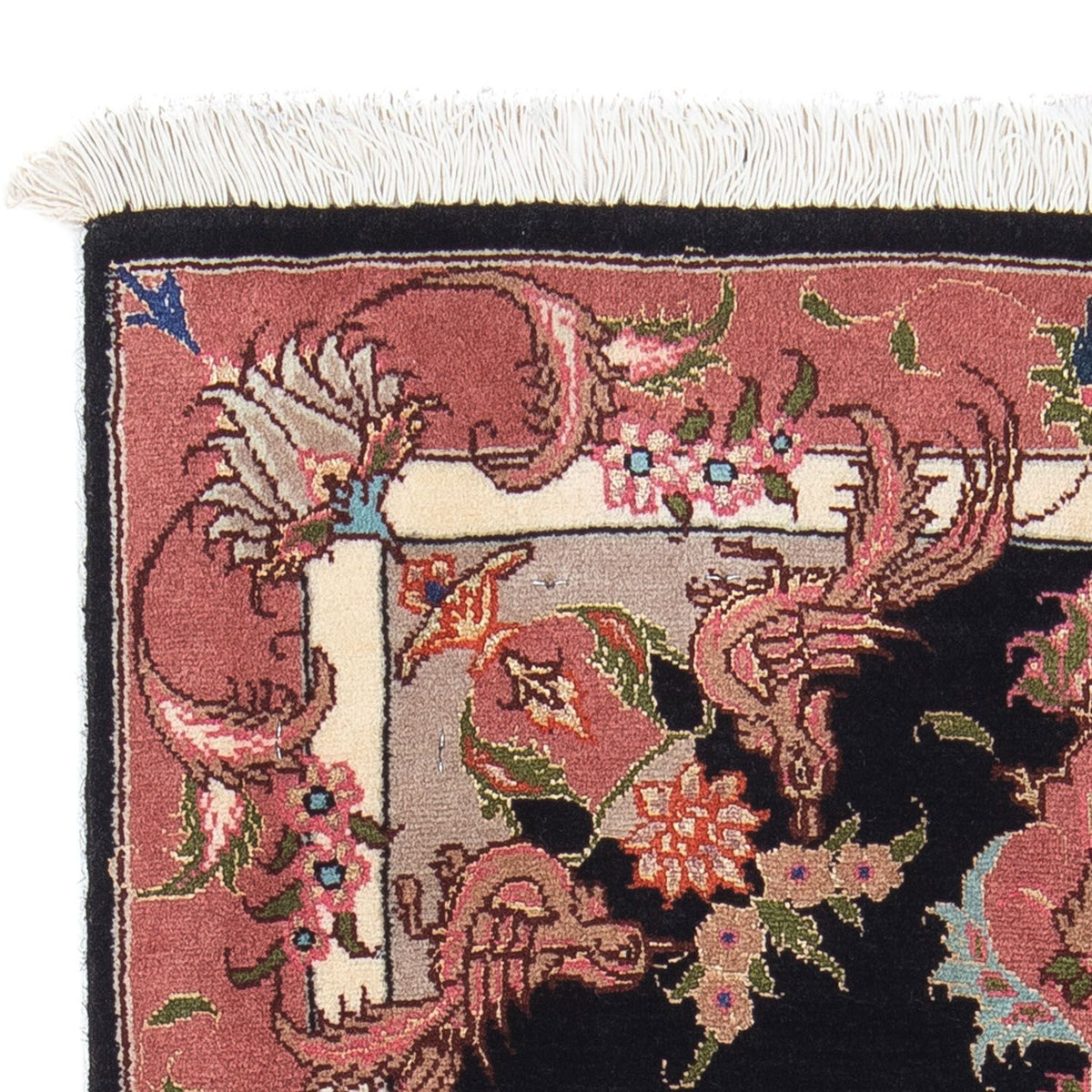 Perzisch tapijt - Tabriz - Royal - 90 x 60 cm - donkerblauw