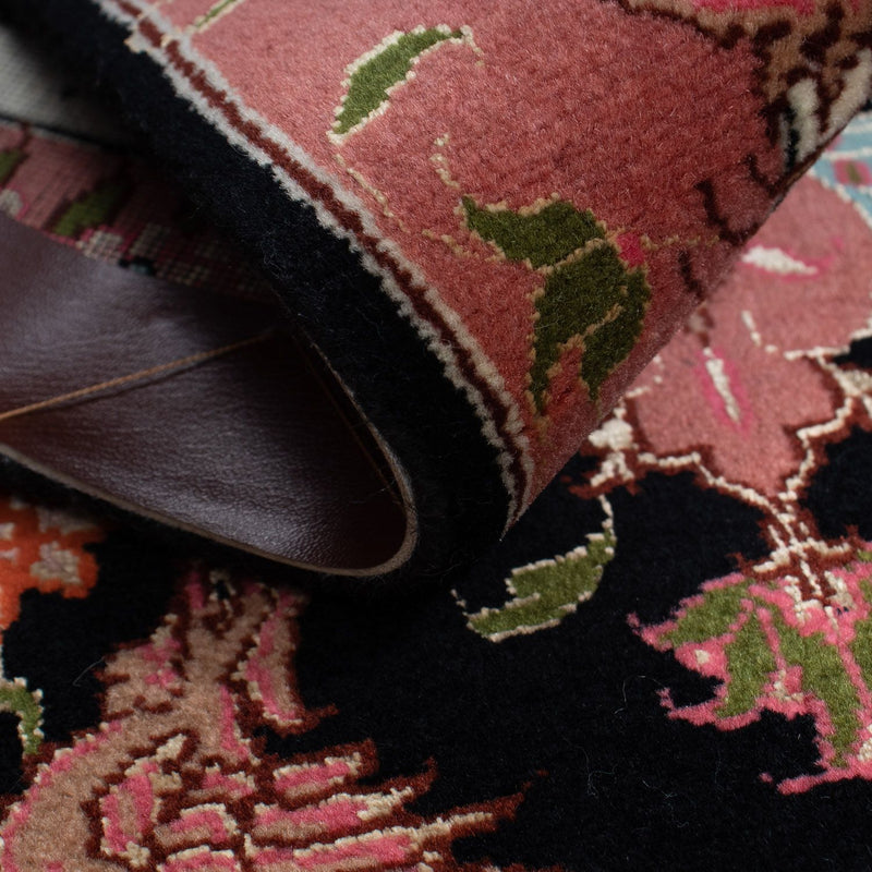 Perzisch tapijt - Tabriz - Royal - 90 x 60 cm - donkerblauw