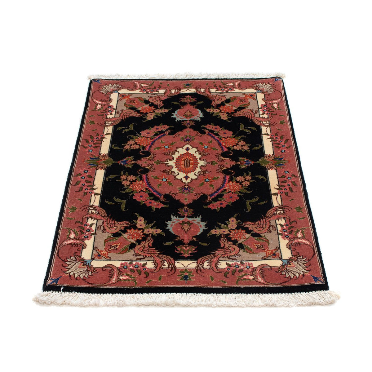 Perzisch tapijt - Tabriz - Royal - 90 x 60 cm - donkerblauw