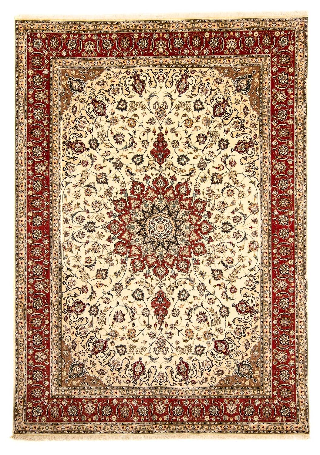 Perzisch tapijt - Tabriz - Royal - 340 x 255 cm - beige
