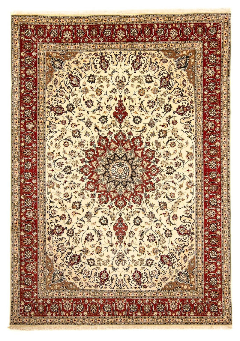 Perzisch tapijt - Tabriz - Royal - 340 x 255 cm - beige