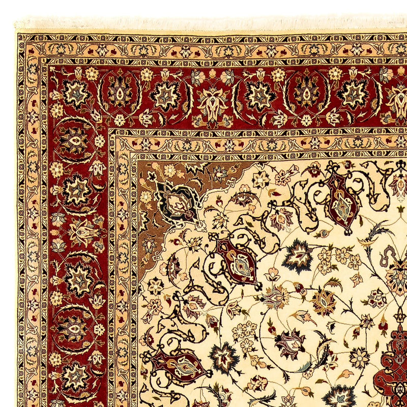 Perzisch tapijt - Tabriz - Royal - 340 x 255 cm - beige