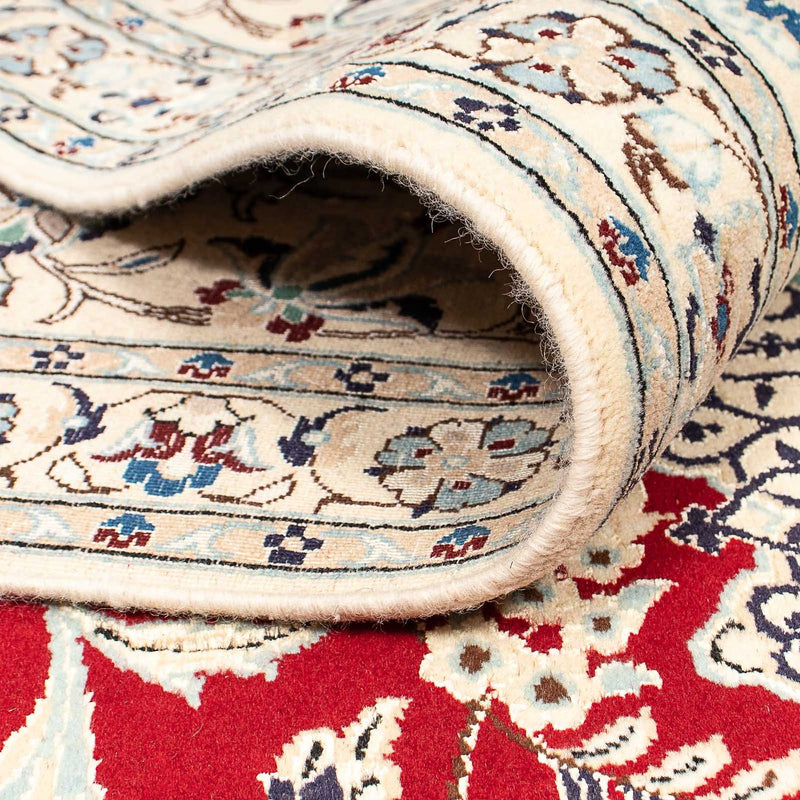 Perzisch tapijt - Nain - Koninklijk - 411 x 295 cm - rood