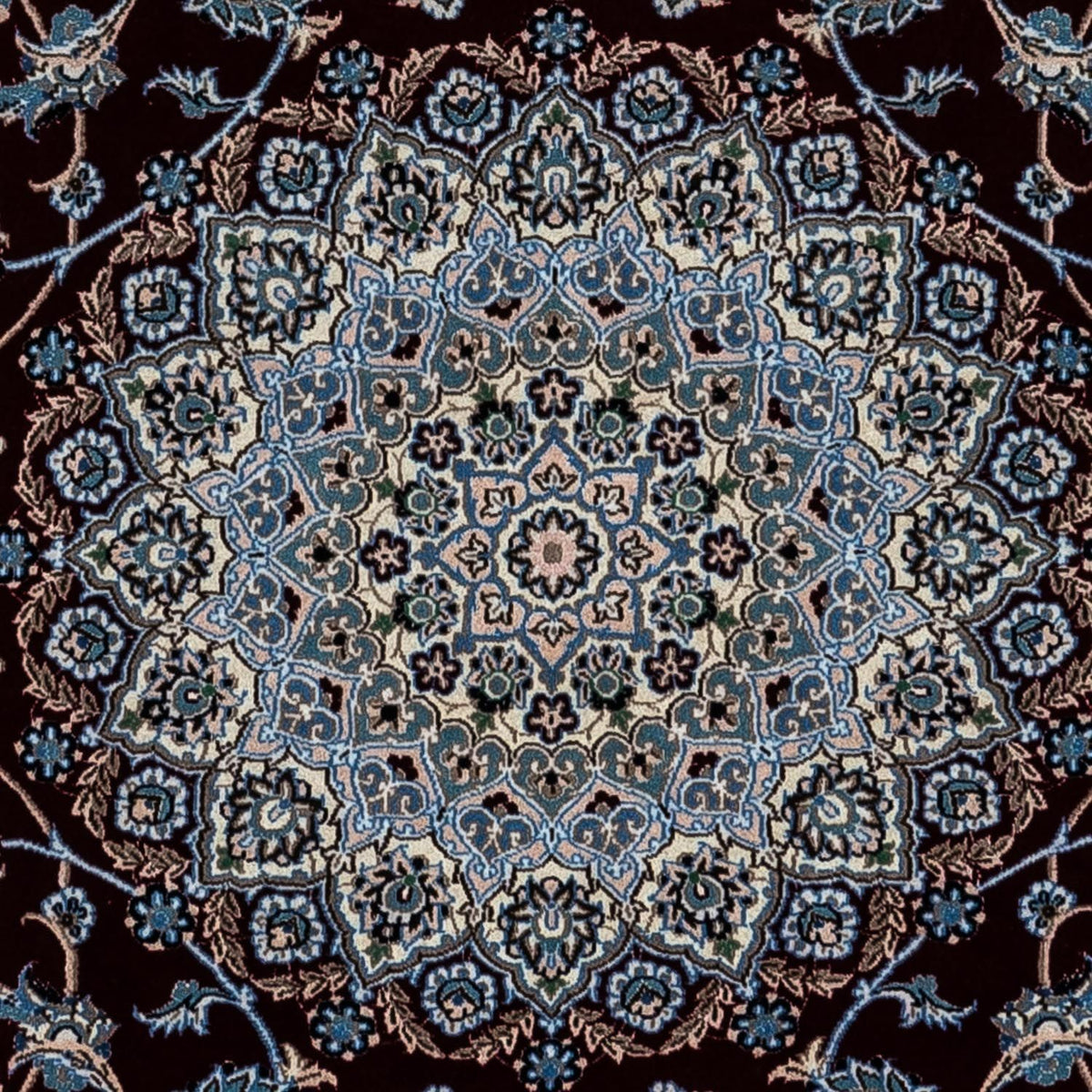 Perzisch tapijt - Nain - Koninklijk - 347 x 248 cm - zwart