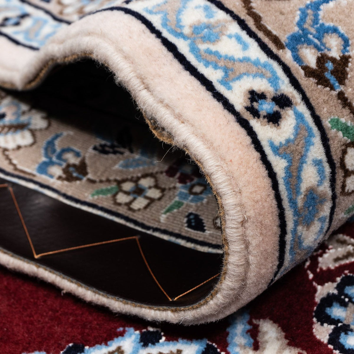 Perzisch tapijt - Nain - Koninklijk - 347 x 248 cm - zwart