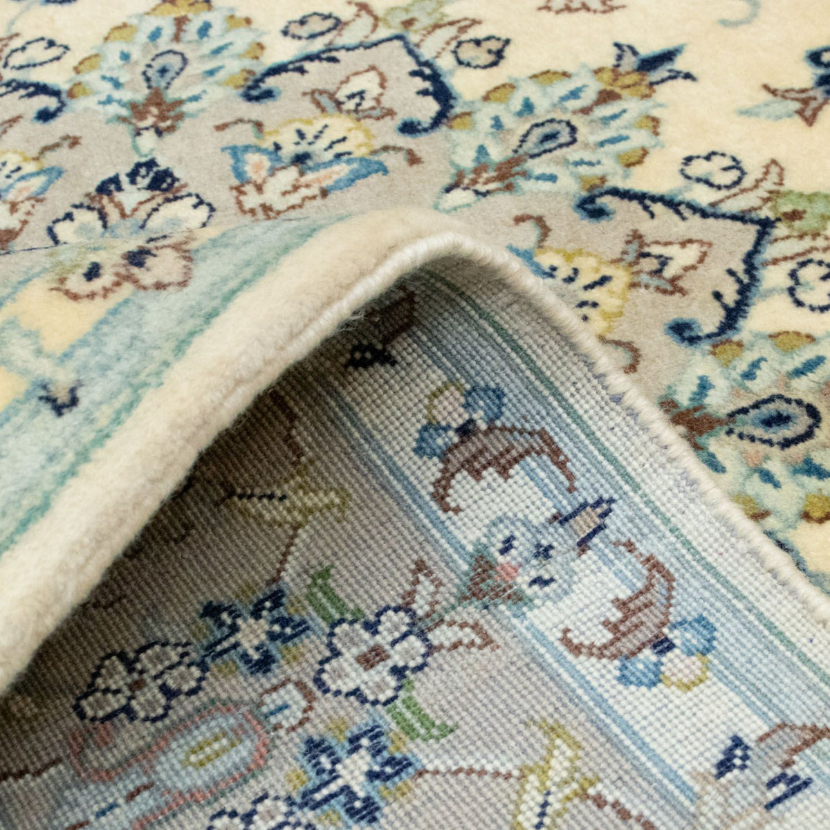 Perzisch tapijt - Keshan - 210 x 137 cm - beige