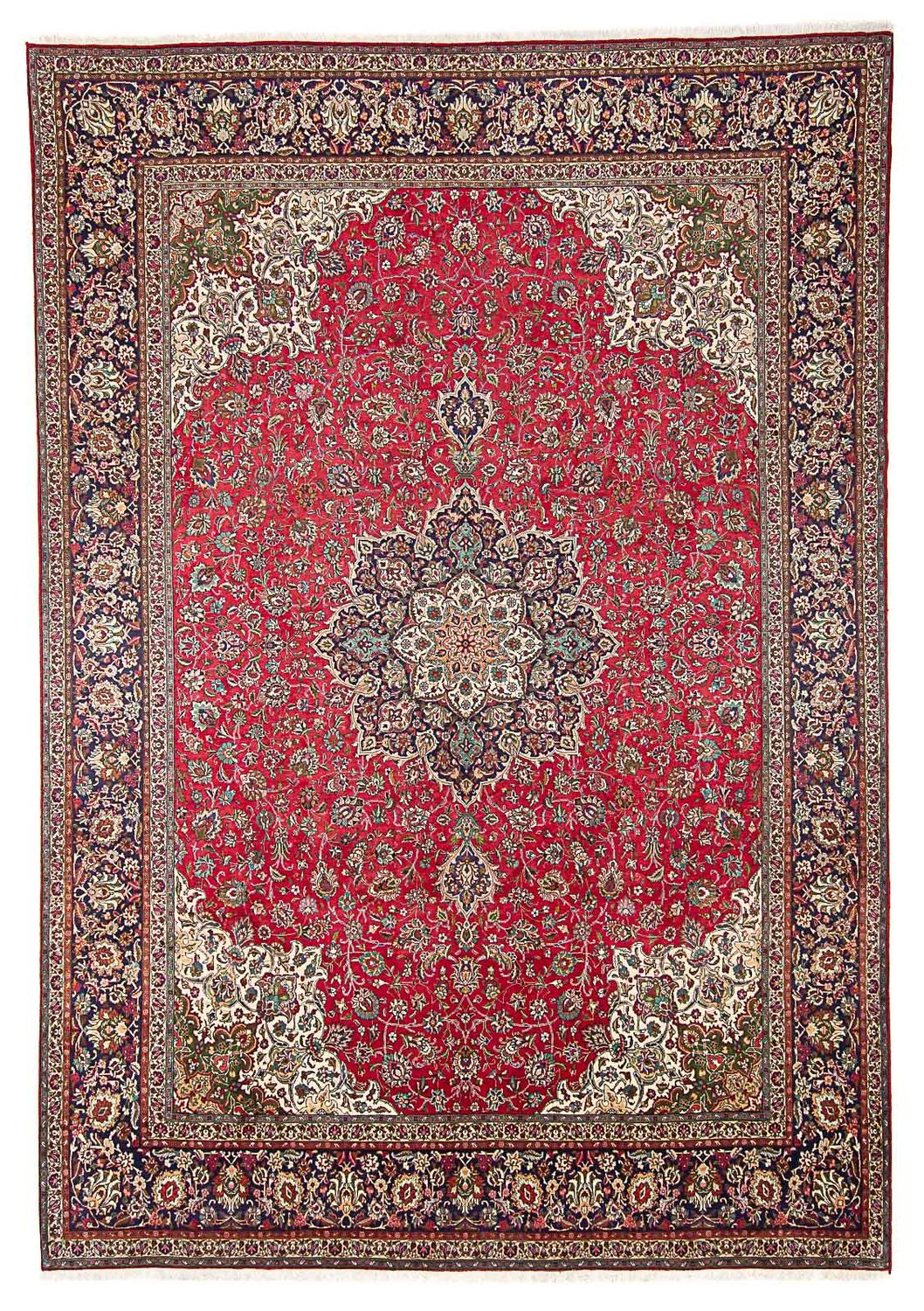 Perzisch tapijt - Tabriz - Royal - 405 x 300 cm - rood