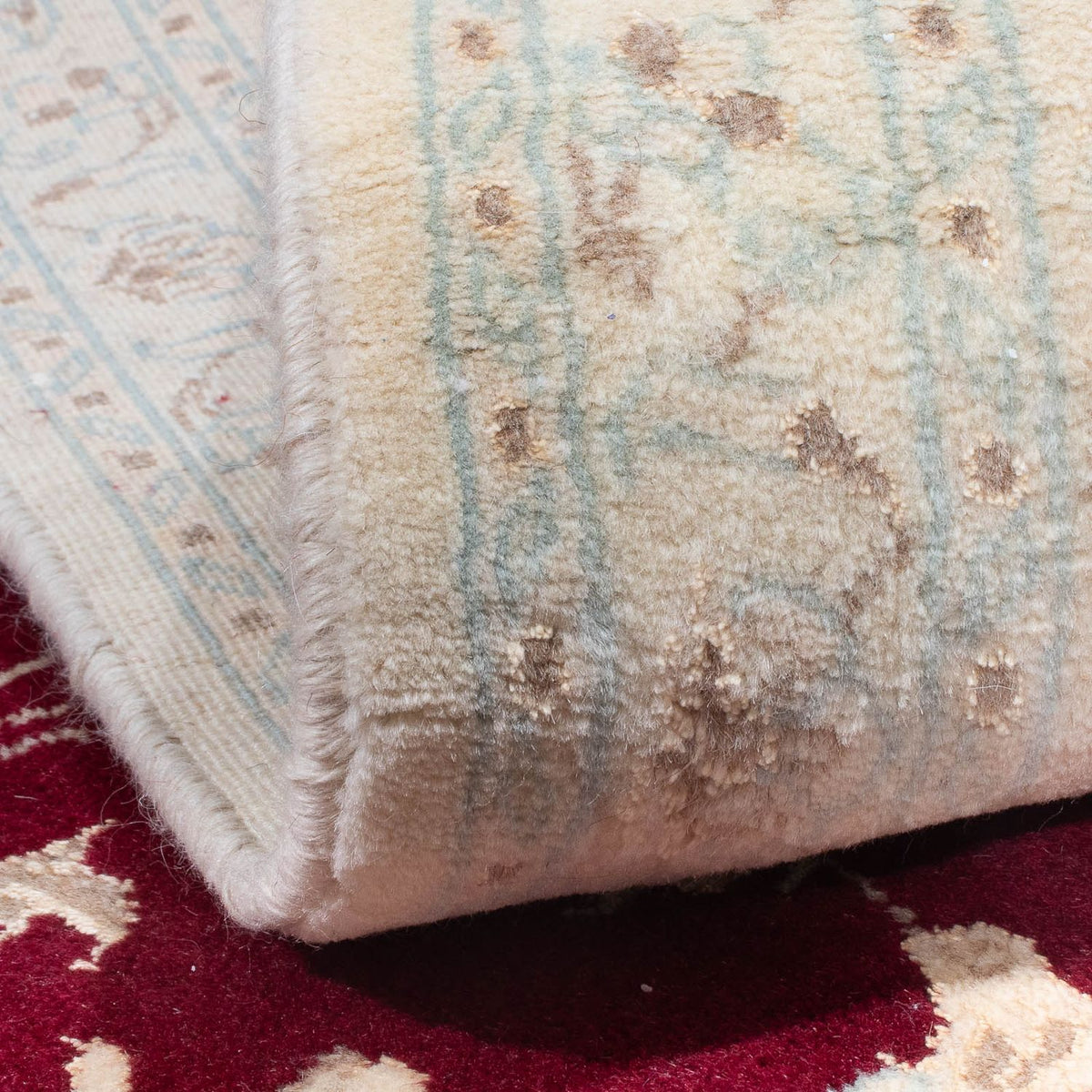 Perzisch tapijt - Nain - Koninklijk - 290 x 196 cm - donkerrood