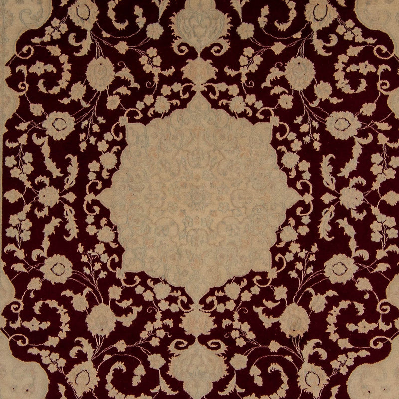 Perzisch tapijt - Nain - 328 x 249 cm - donkerrood