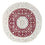 Perzisch tapijt - Nain rond  - 300 x 300 cm - donkerrood