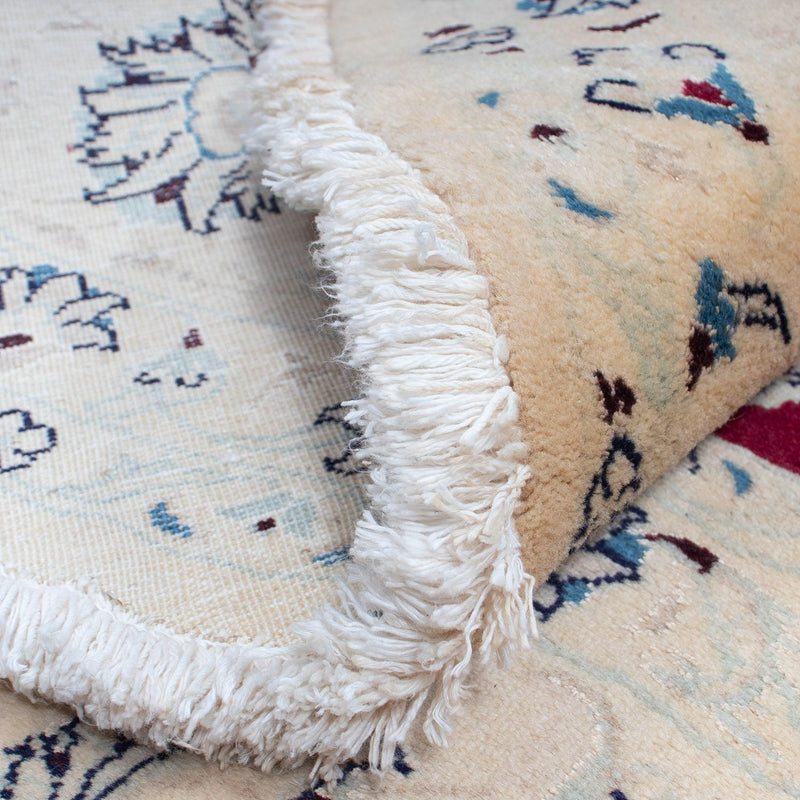 Perzisch tapijt - Nain rond  - 242 x 242 cm - donkerrood