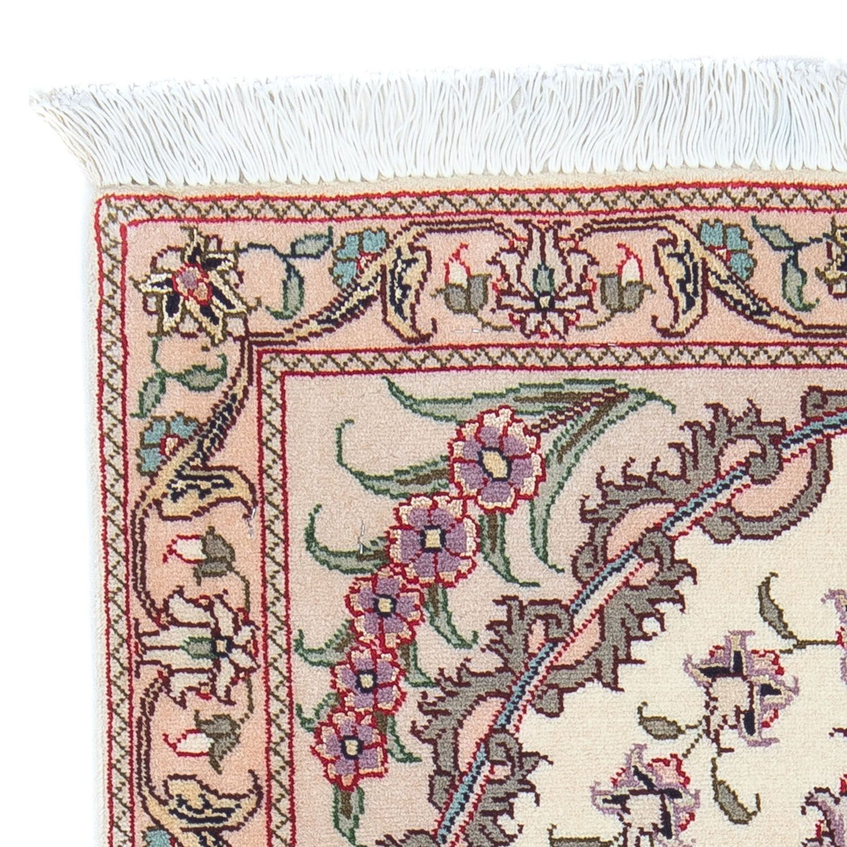Perzisch tapijt - Tabriz - Royal - 90 x 60 cm - beige