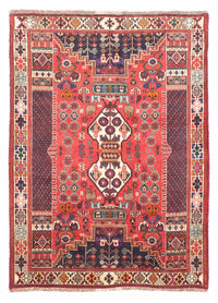 Perzisch Tapijt - Nomadisch - 154 x 100 cm - rood