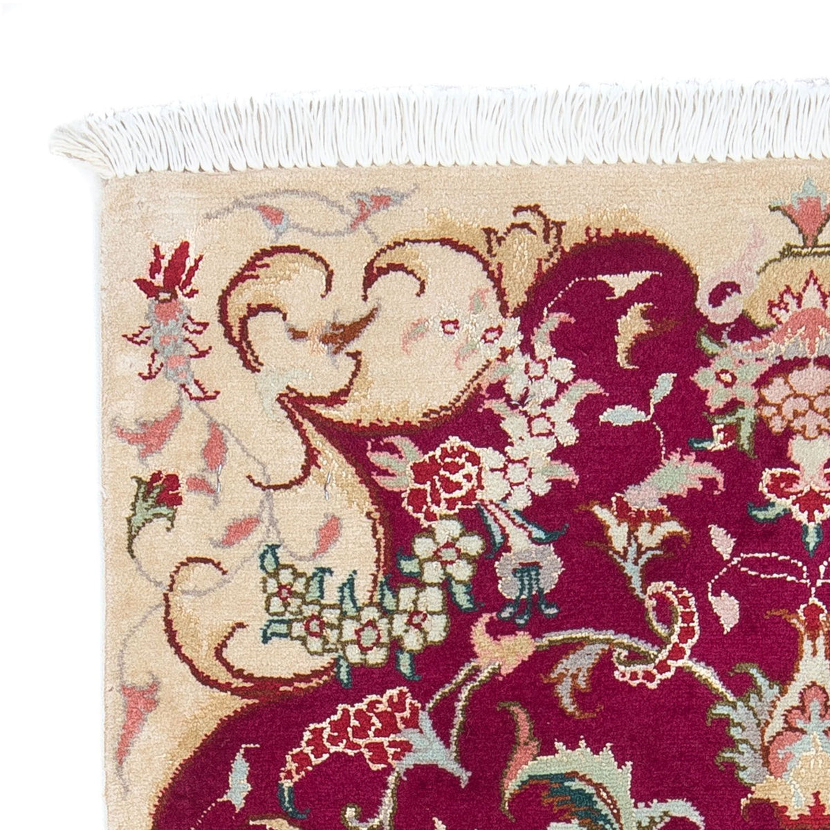 Perzisch tapijt - Tabriz - Royal - 90 x 60 cm - donkerrood