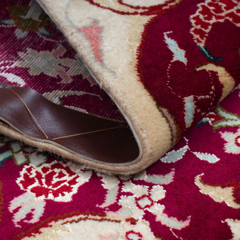 Perzisch tapijt - Tabriz - Royal - 90 x 60 cm - donkerrood