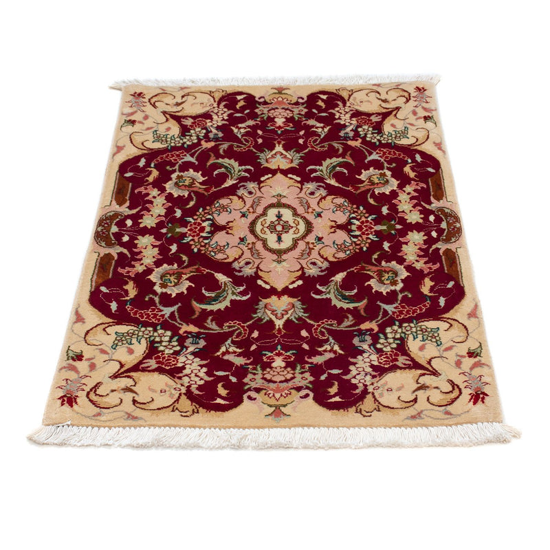 Perzisch tapijt - Tabriz - Royal - 90 x 60 cm - donkerrood