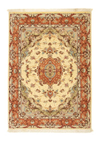 Perzisch tapijt - Tabriz - Royal - 143 x 102 cm - beige