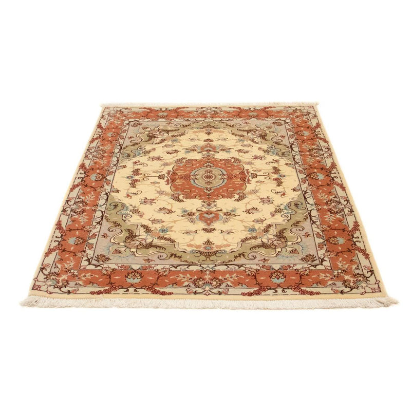 Perzisch tapijt - Tabriz - Royal - 143 x 102 cm - beige