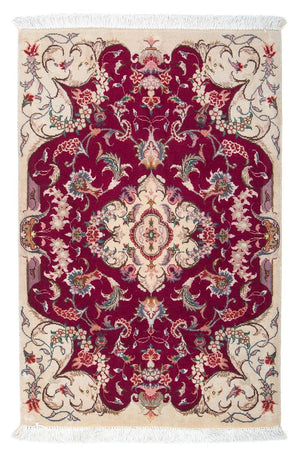 Perzisch tapijt - Tabriz - Royal - 90 x 60 cm - donkerrood