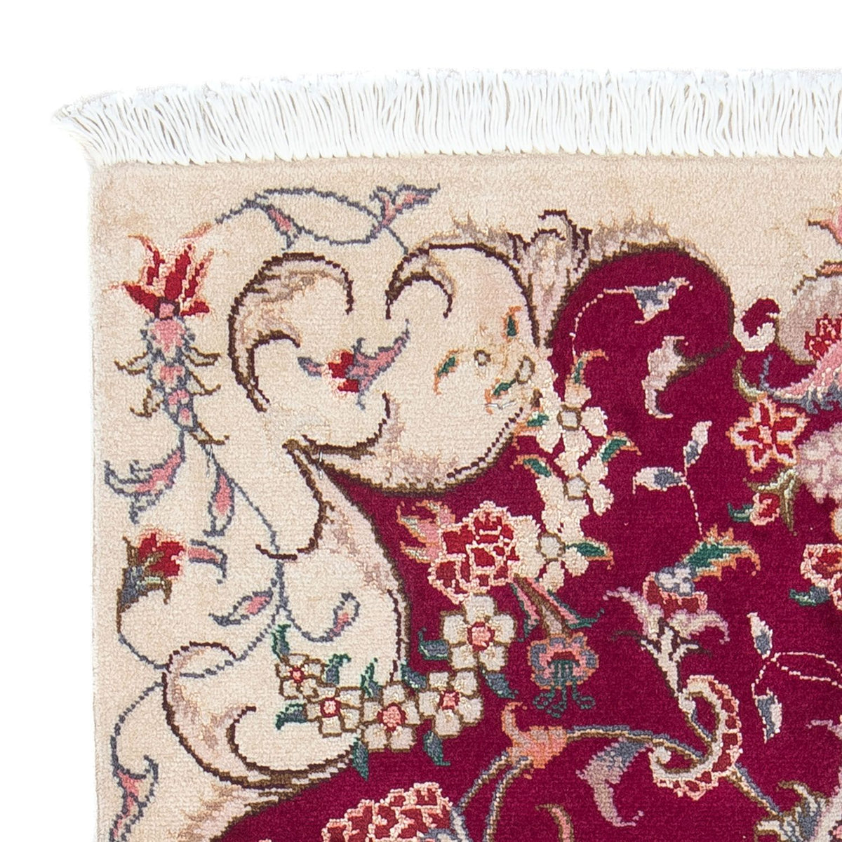 Perzisch tapijt - Tabriz - Royal - 90 x 60 cm - donkerrood