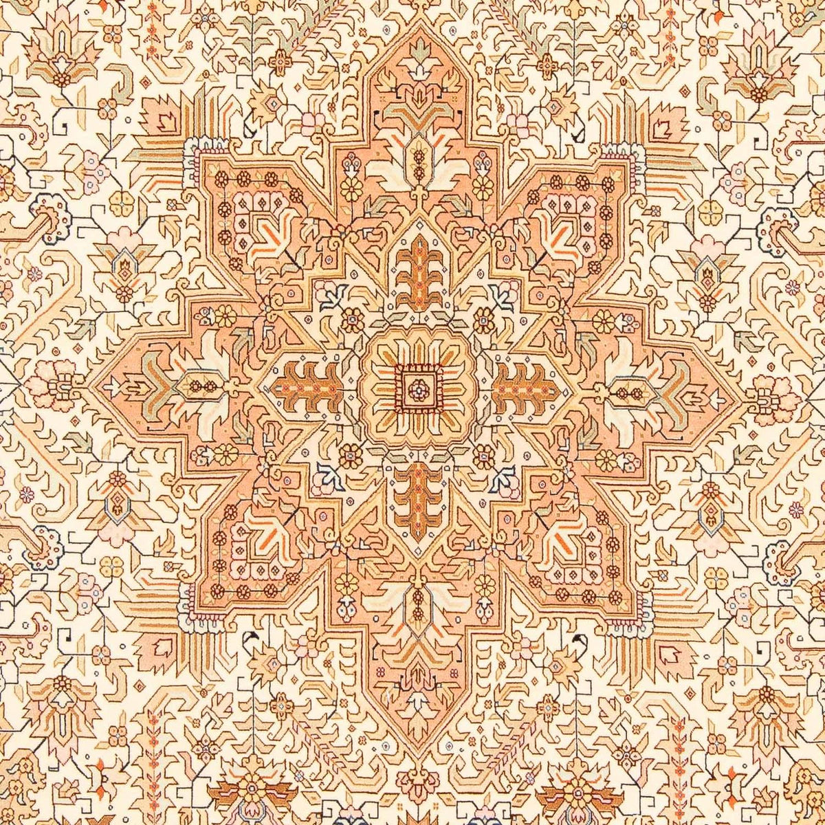 Perzisch tapijt - Tabriz - Royal - 308 x 202 cm - beige