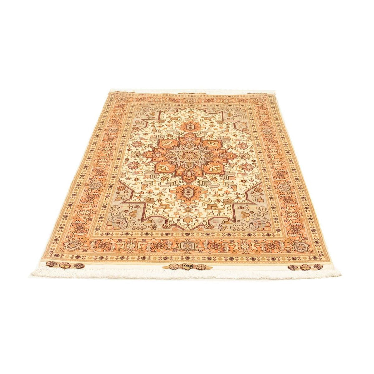 Perzisch tapijt - Tabriz - Royal - 160 x 102 cm - beige