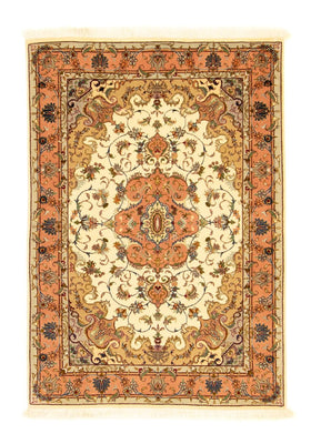 Perzisch tapijt - Tabriz - Royal - 148 x 103 cm - beige