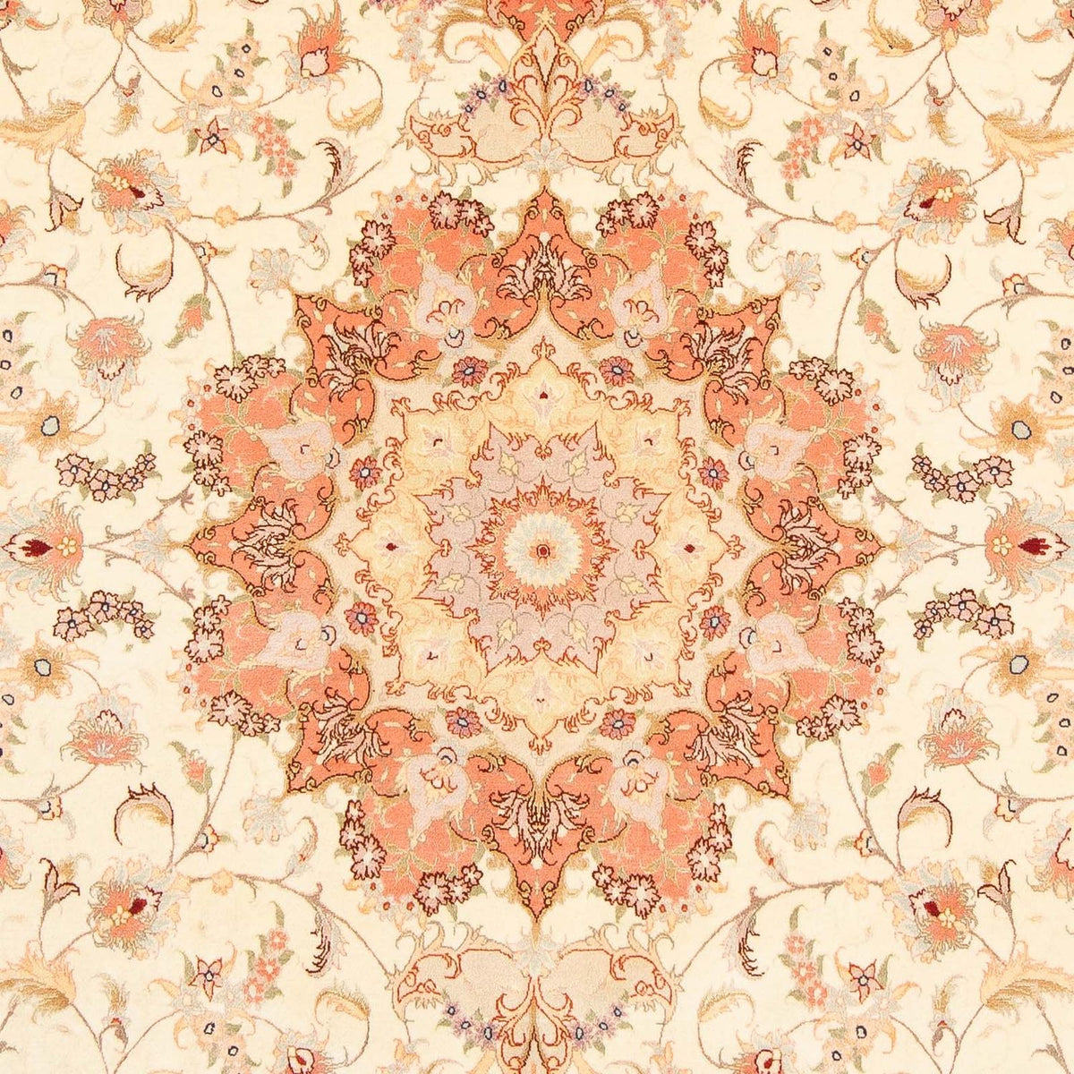 Perzisch tapijt - Tabriz - 308 x 200 cm - beige