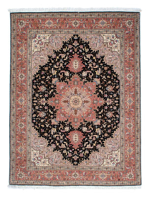 Perzisch tapijt - Tabriz - Royal - 196 x 152 cm - donkerblauw