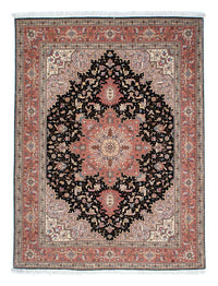 Perzisch tapijt - Tabriz - Royal - 196 x 152 cm - donkerblauw